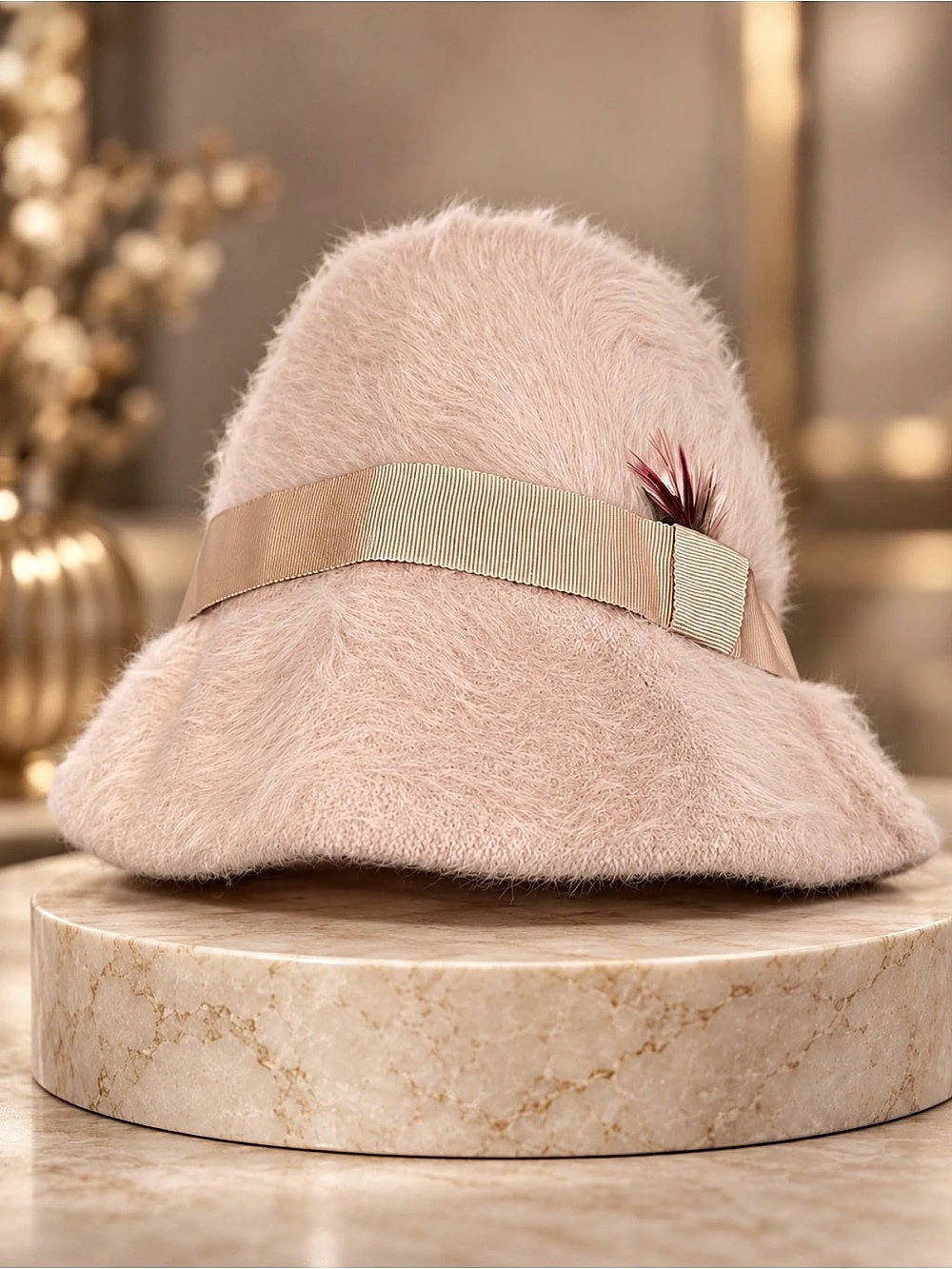 Kangol Vintage Kangol Design Fuzzy Angora Blend Cloche Hat Vintage Fuzzy Angora